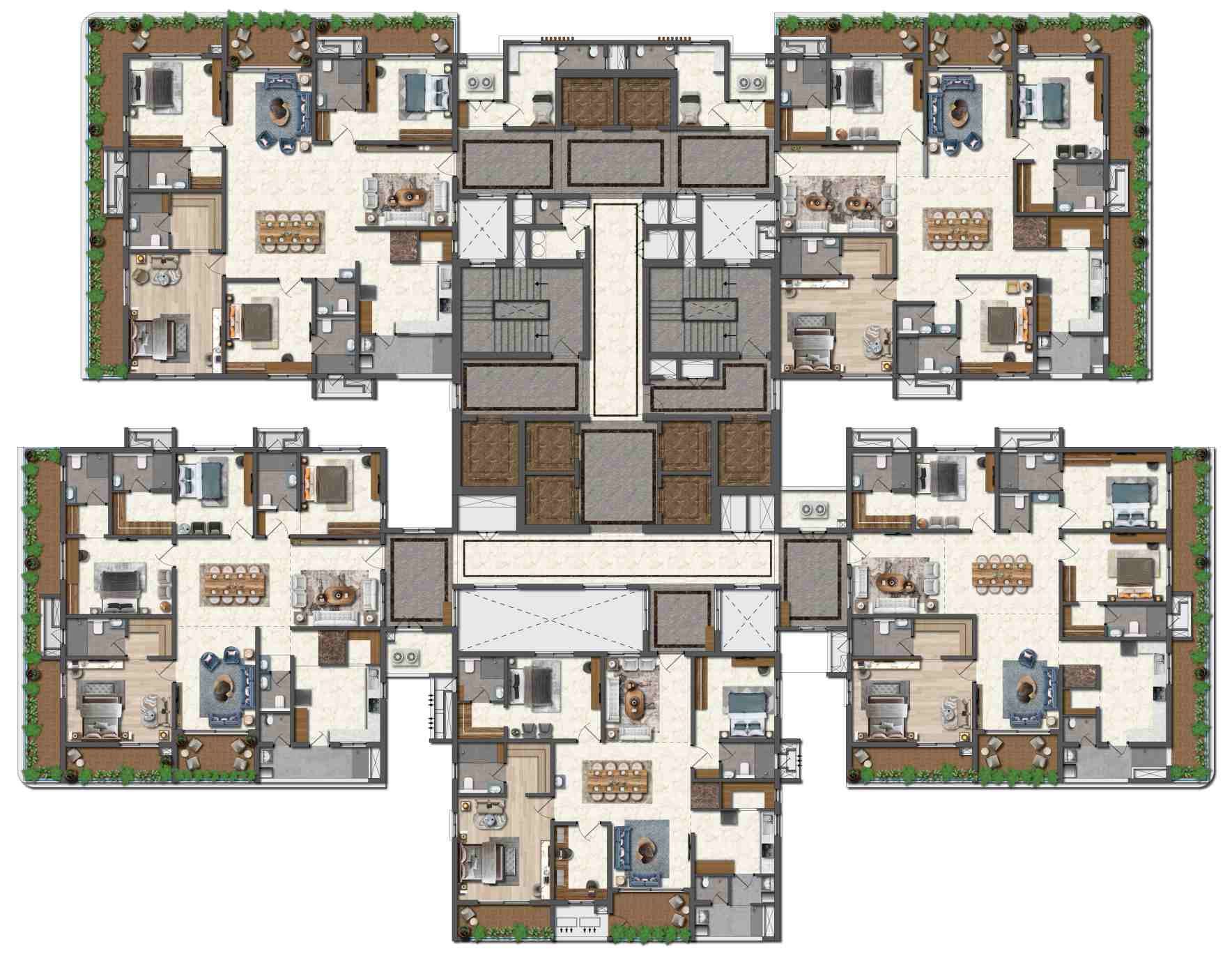 Fortune Grande Typical floor plan