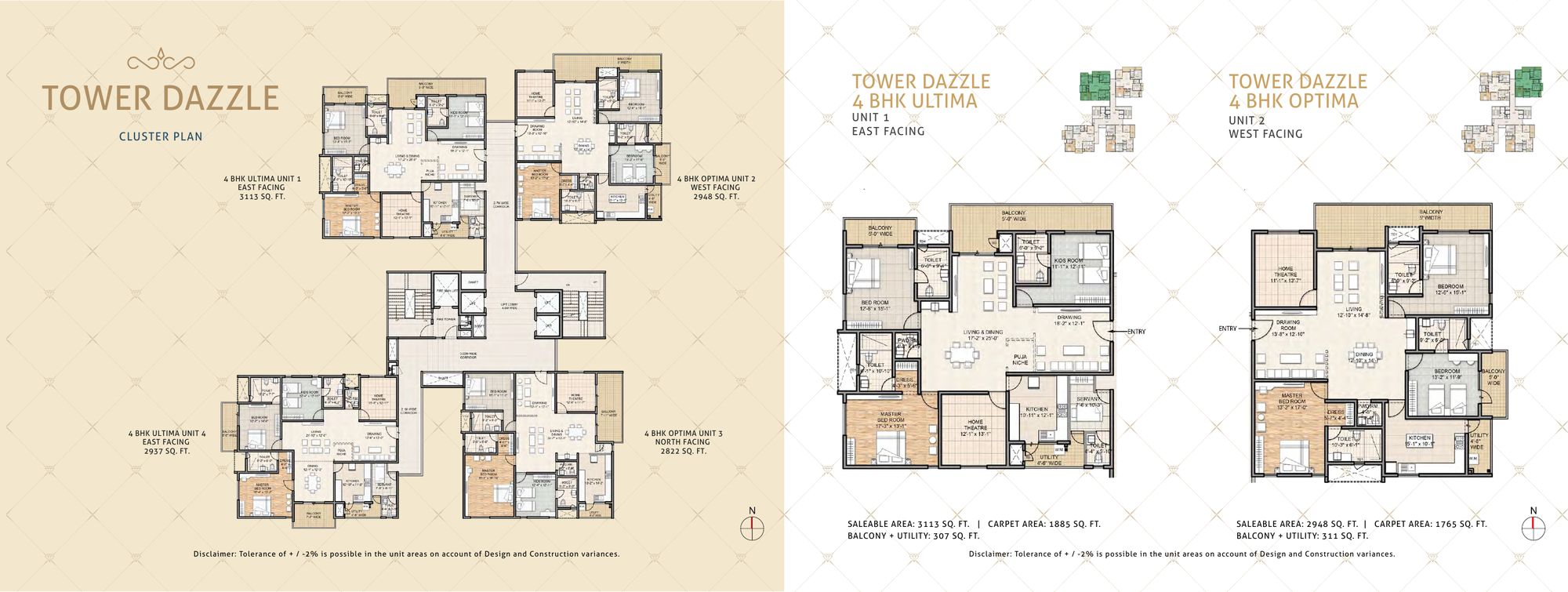Kohinoor Typical floor plan