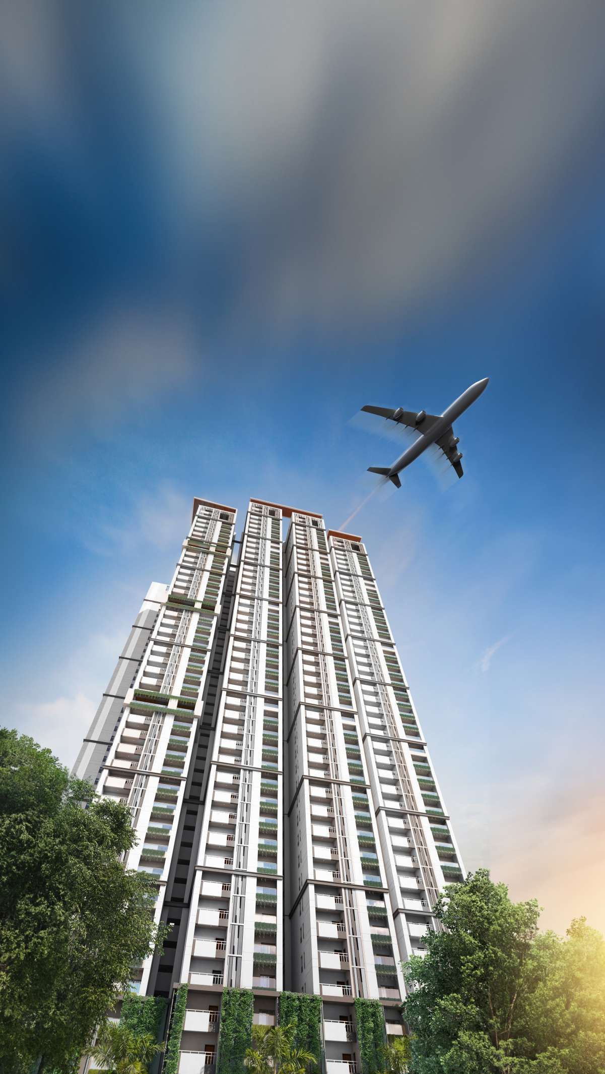 The Olympus — Tower elevation