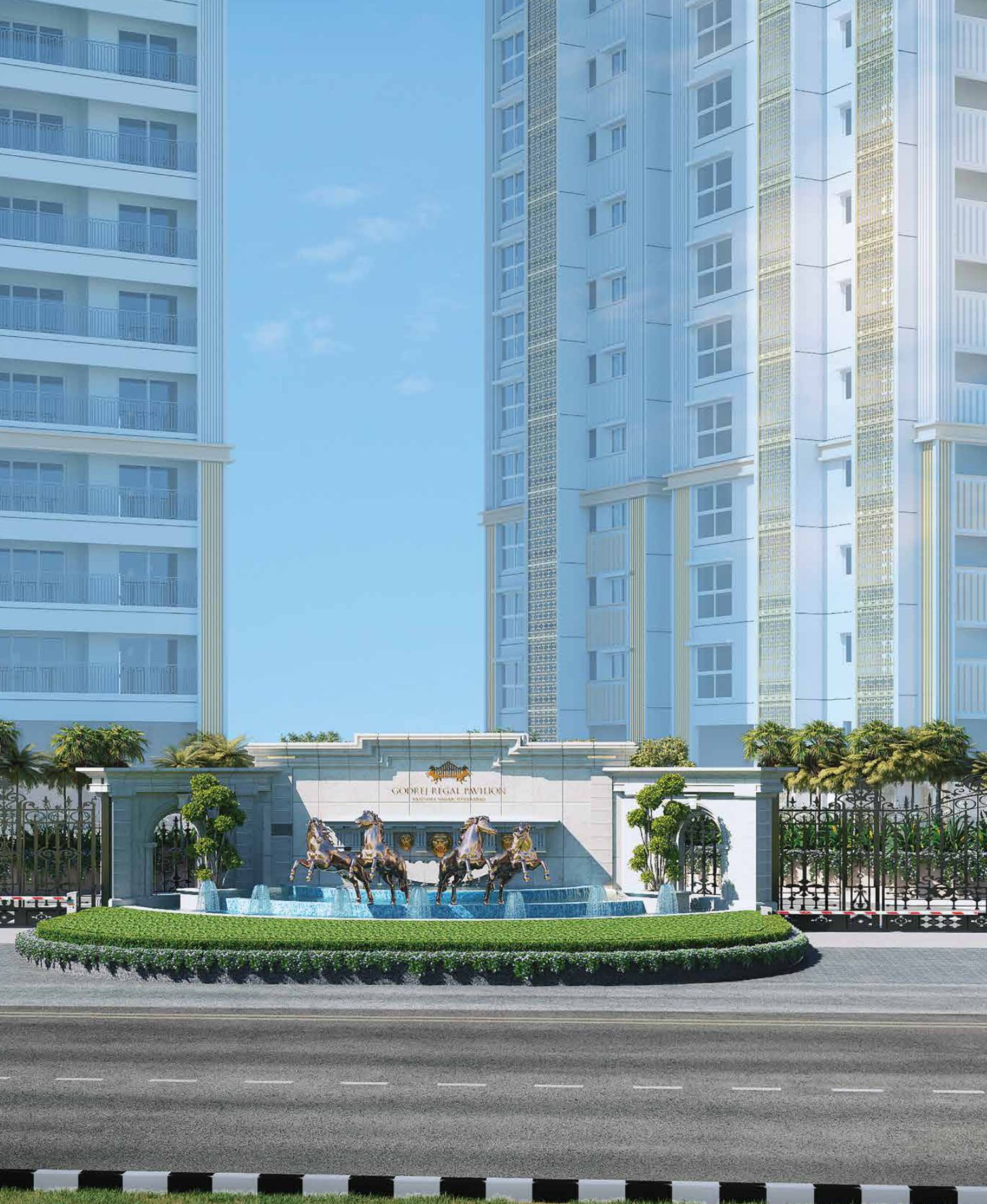 Regal Pavilion — Entrance and towers