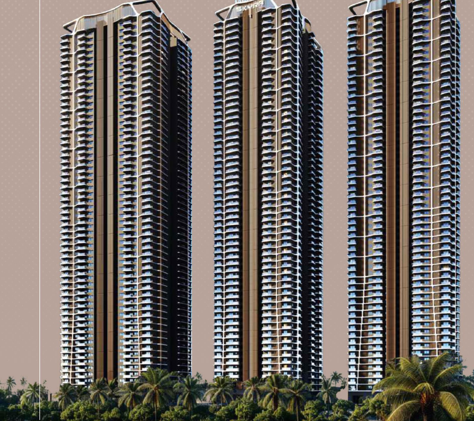 Skyra — The three 56-floor towers