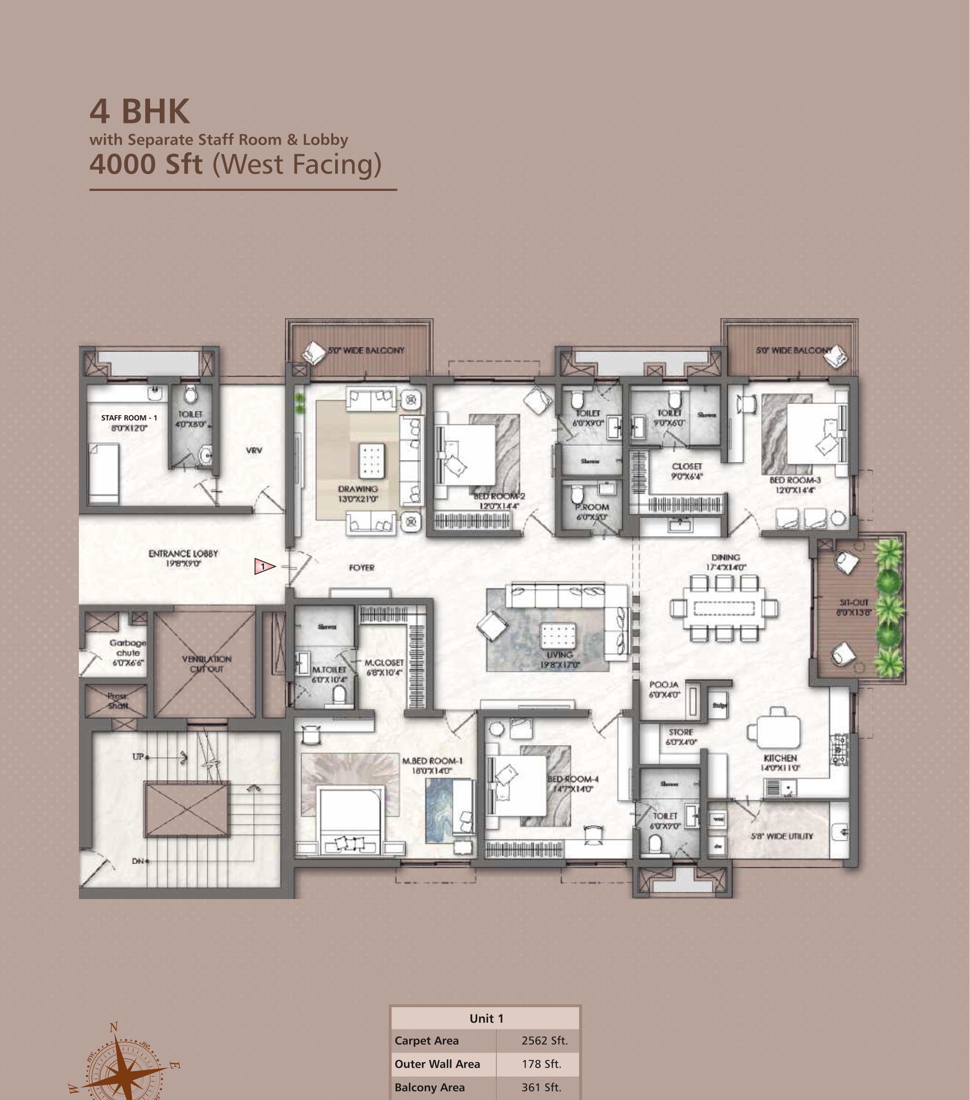 Skyra Typical floor plan